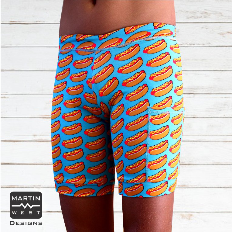 Male Hot Dog Swim/run/paddle shorts