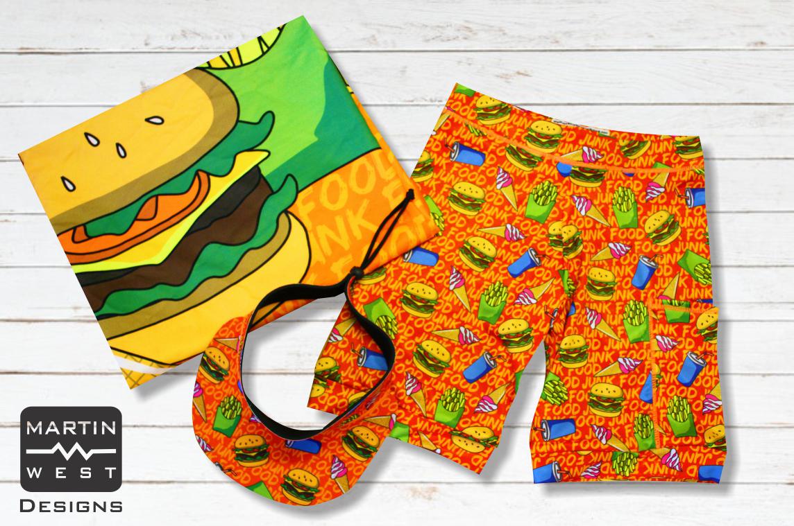 Special Male Junk Food run/paddle/swim set