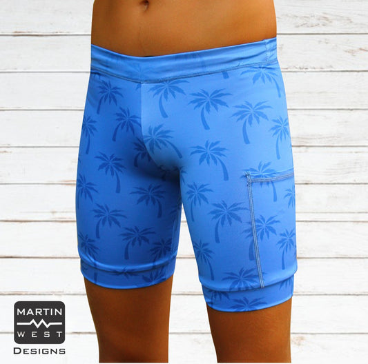 Male Palm Trees  run/paddle shorts