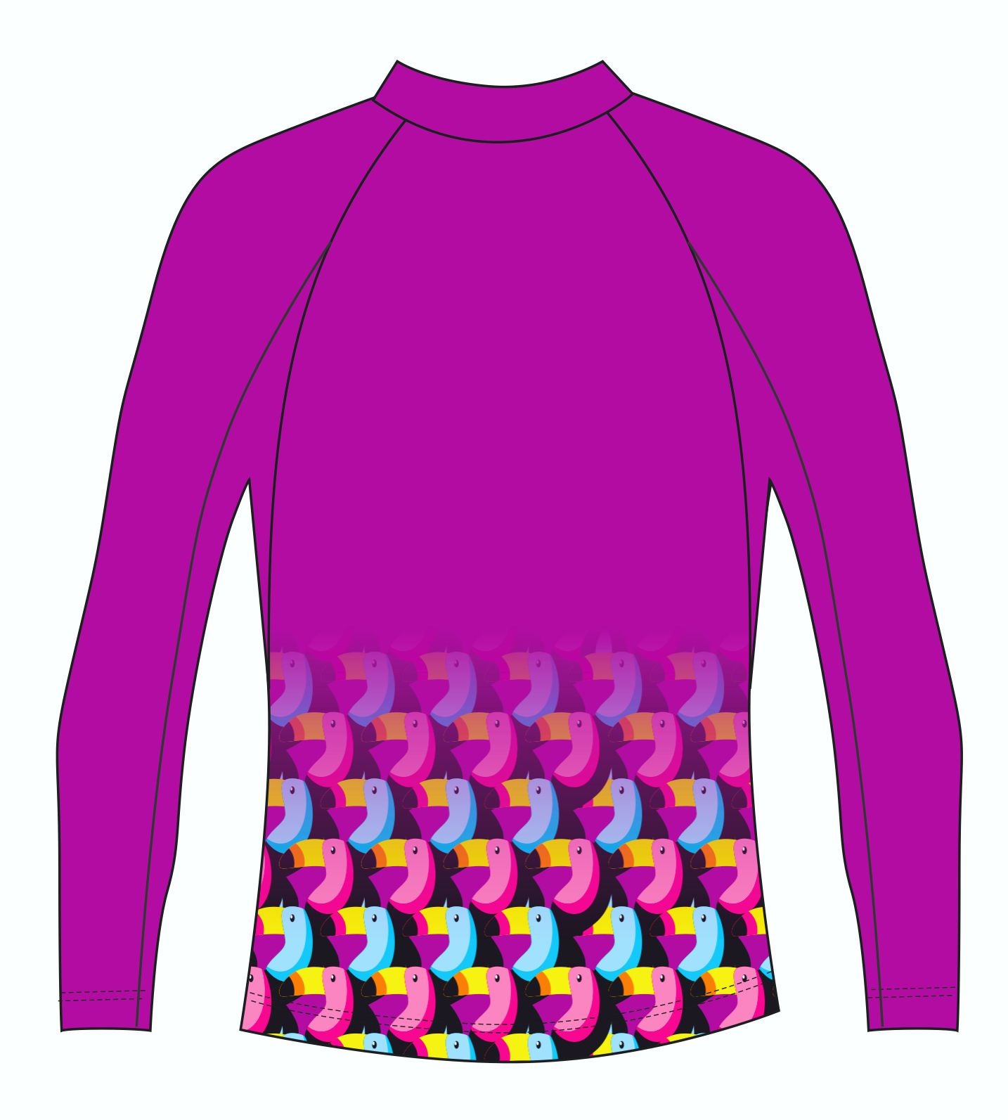 Geo Toucan Rash Vest