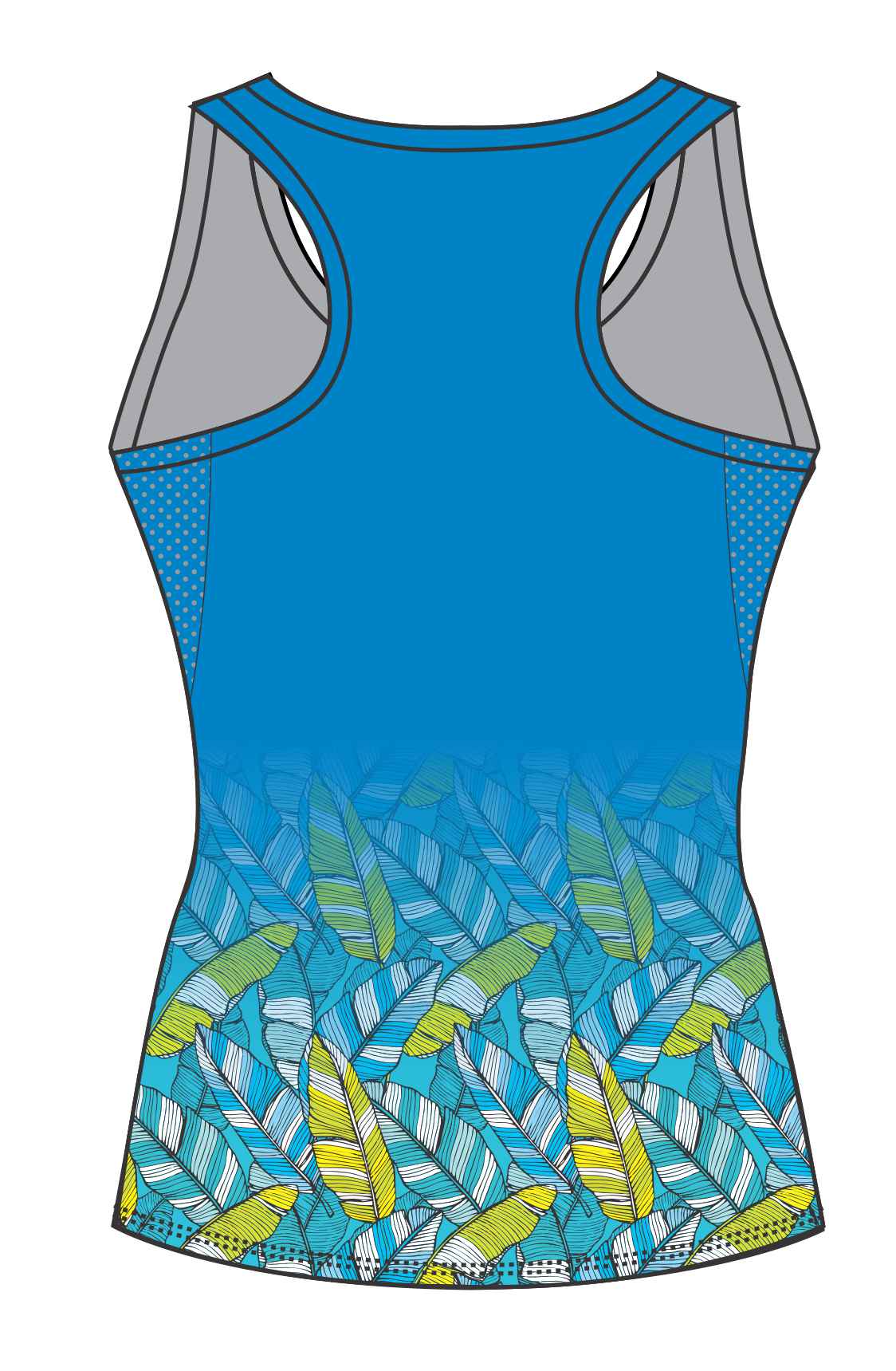 Female Banana Leaf Running Vest