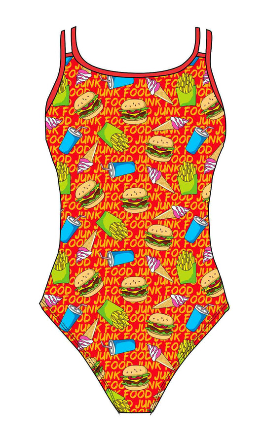 Female fastback swimsuit - Junk food