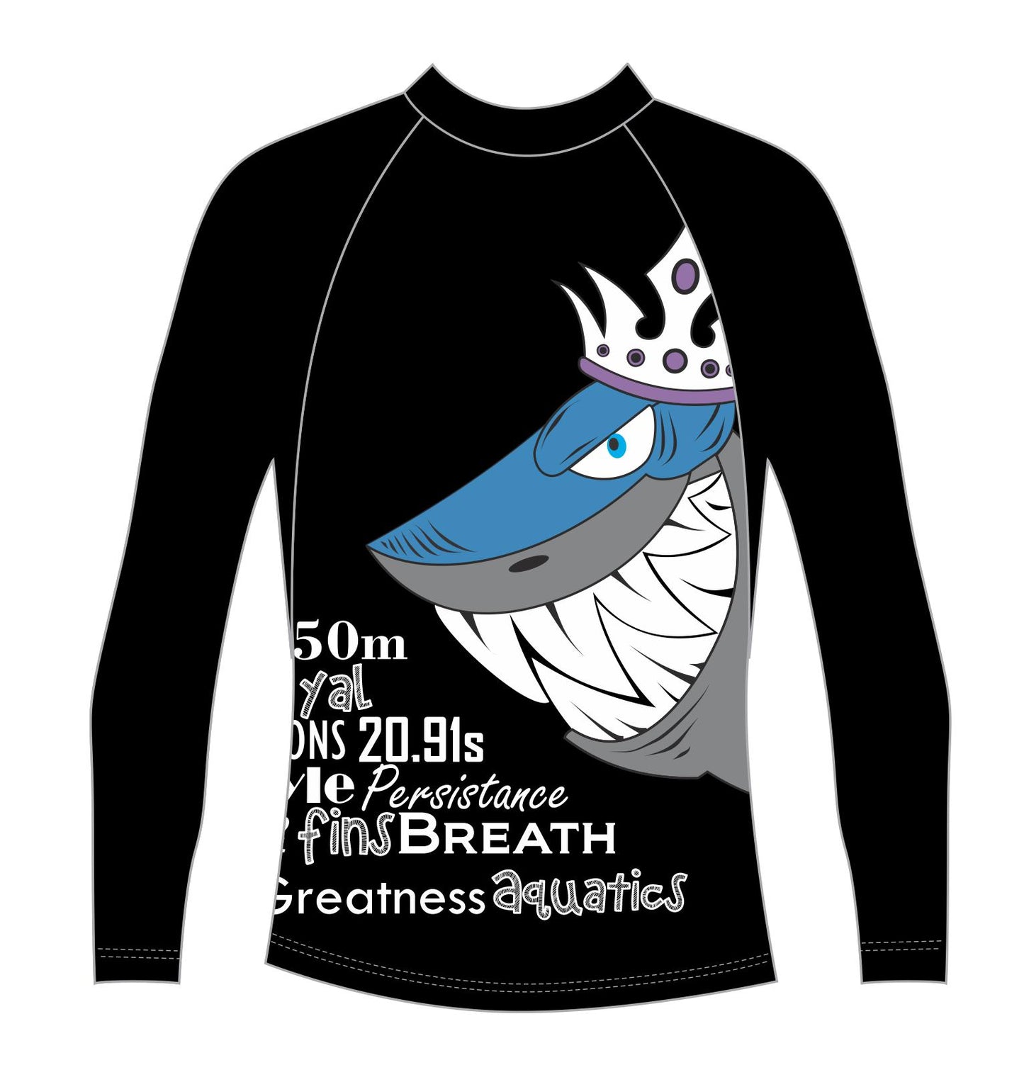 Royal Fins Academy Male Rashvest