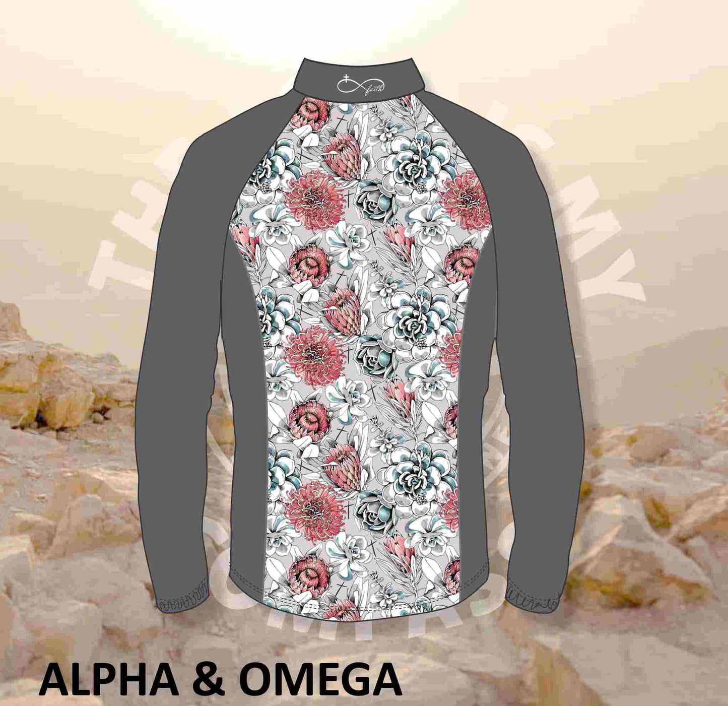 Alpha And Omega Succulent Floral Trail Jacket