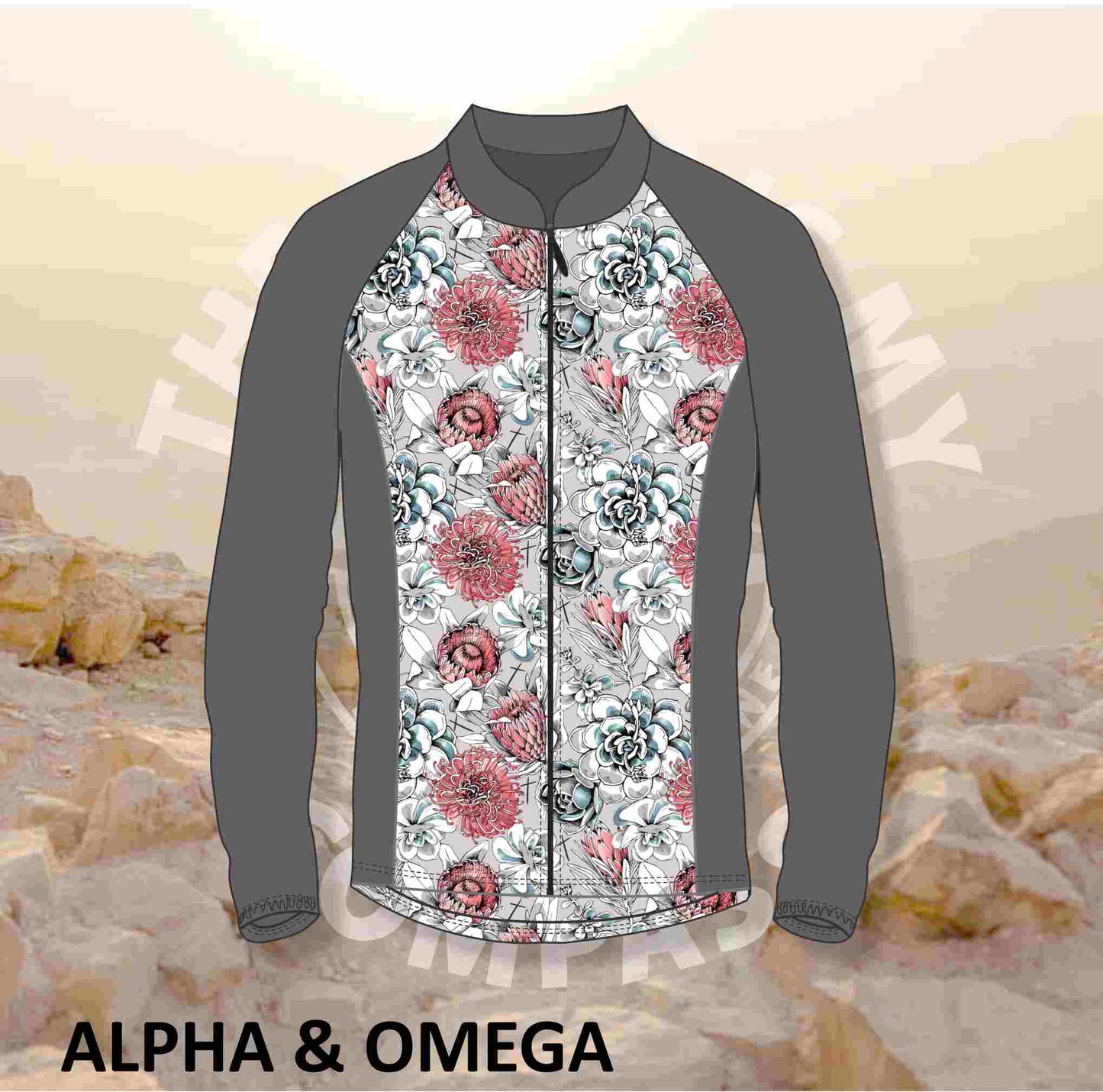 Alpha And Omega Succulent Floral Trail Jacket