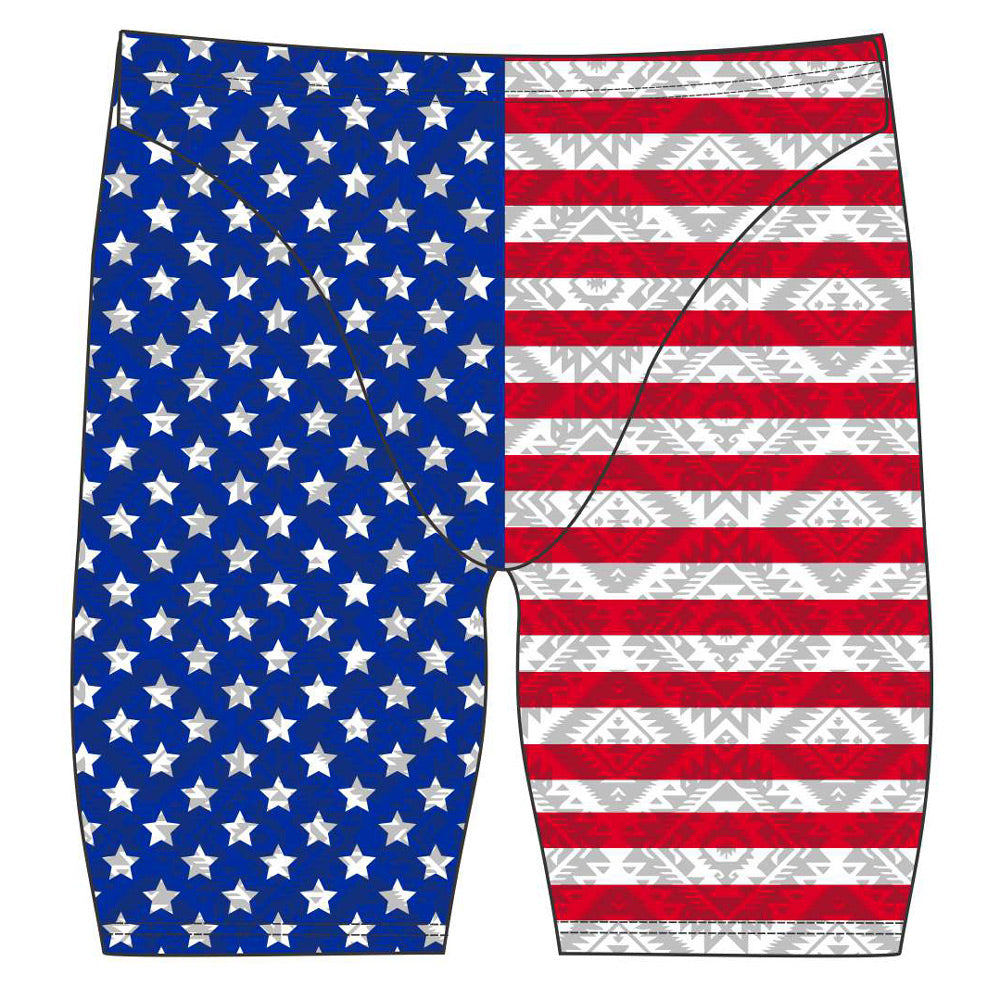 Male jammer swimsuit- American Flag