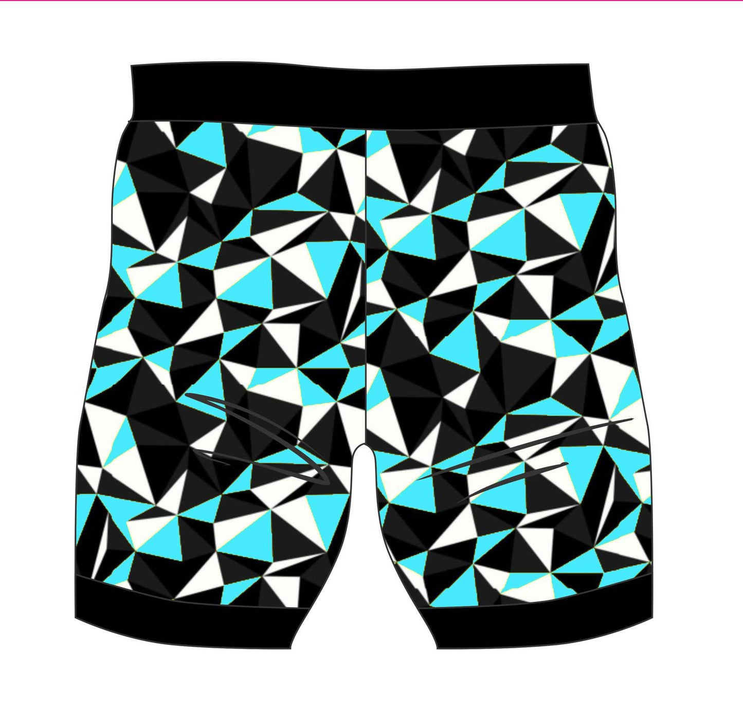 Male Ultra Blue run/paddle shorts