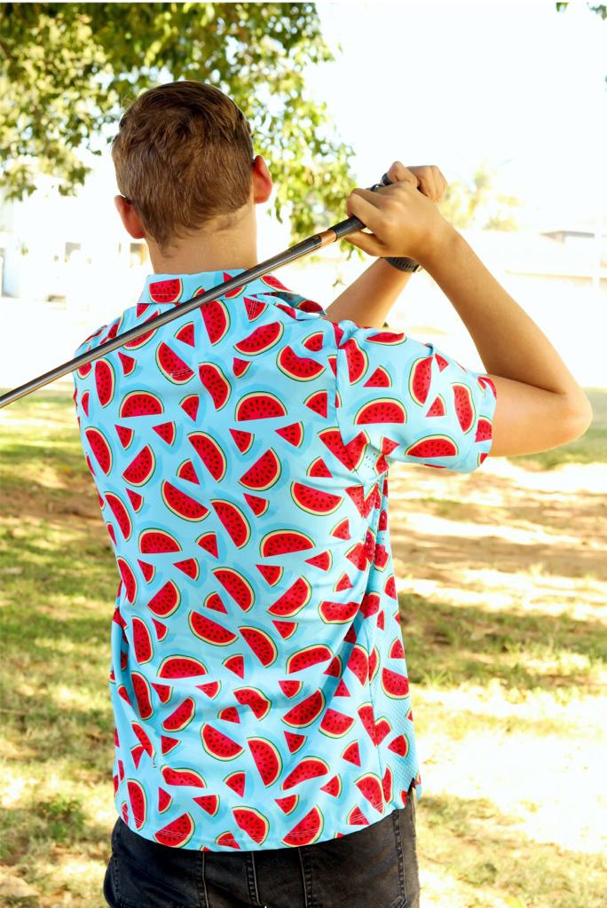 Watermelon Technical Golf Shirt (3378)