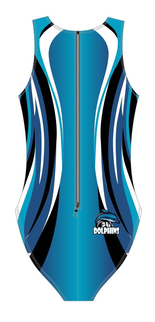 Female Water Polo Swimsuit- DOLPHINS