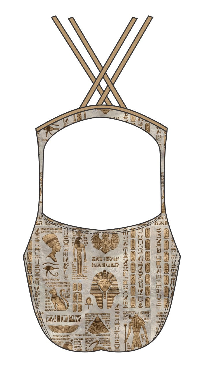 Female fastback swimsuit - Egyptian