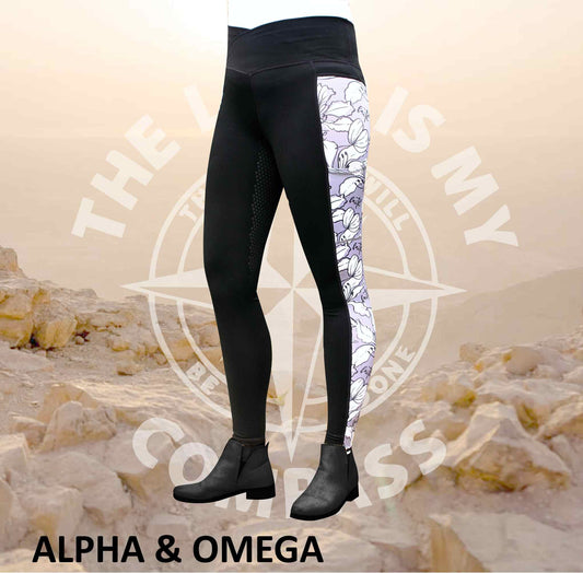 A&O Faith Over fear Equestrian Tights