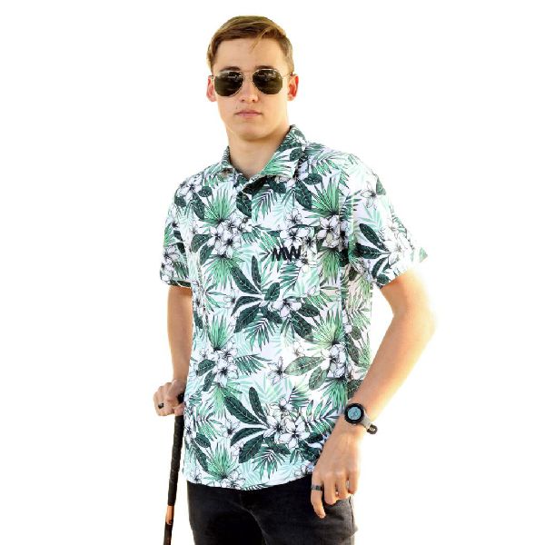 Tropical hot sale golf shirt