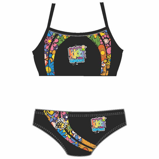 Rainbows & Smiles  Female 2 piece training bikini