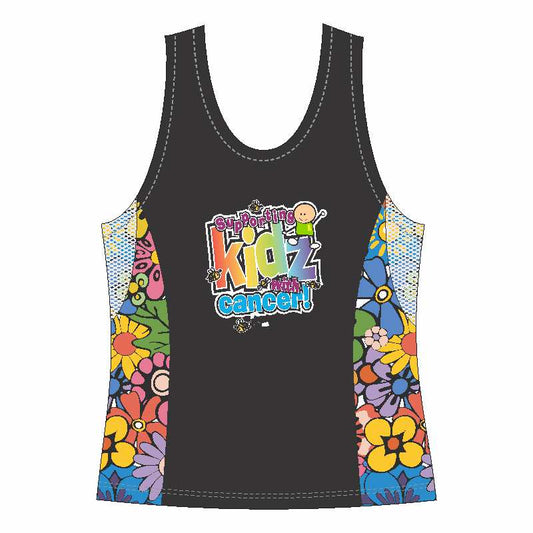 Rainbows & Smiles Active Male Floral Bees Run Vest