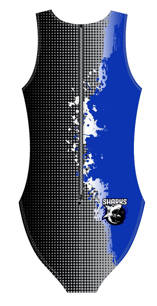 Female Water Polo Swimsuit- SHARKS