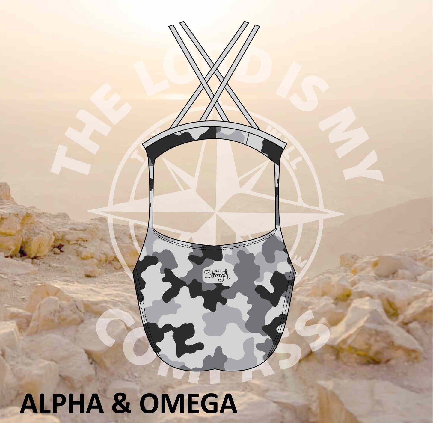 Alpha And Omega Strength Grey Camo Full Costume